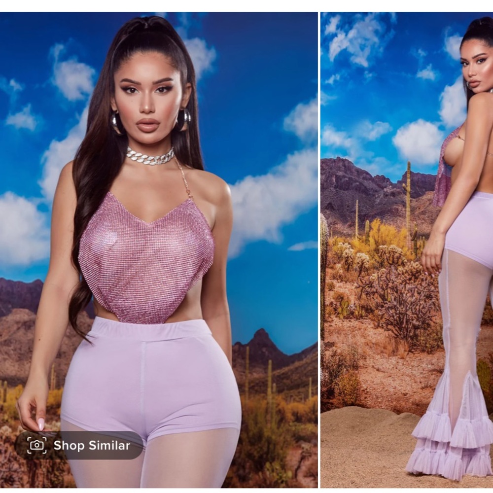 Razzle Dazzle Halter Top - Pink Size: S